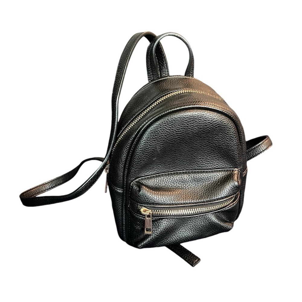 Black mini Forever 21 backpack - Picture 3 of 4